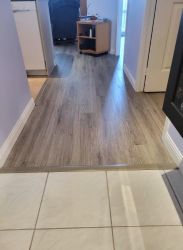 Hall done, showing transition strips.